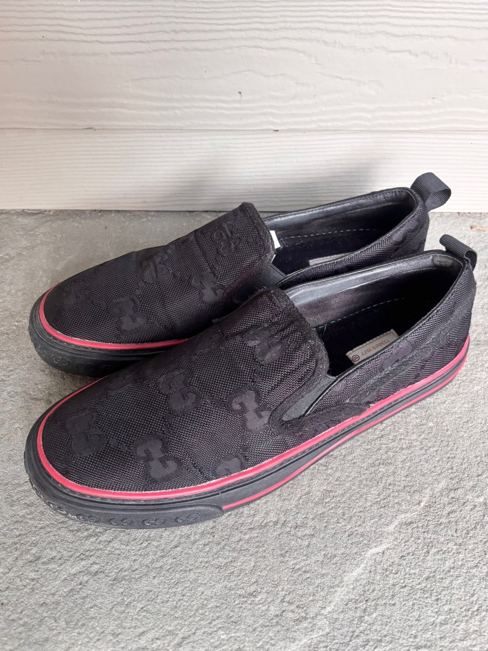 Gucci GG Embossed Slip On Casual Shoes